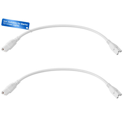 Barrina Gm12, seulement pour les produits Barrina avec cordons de la série Gm, câble d'extension mâle et femelle, 1 pi, certifié, 2 paquets