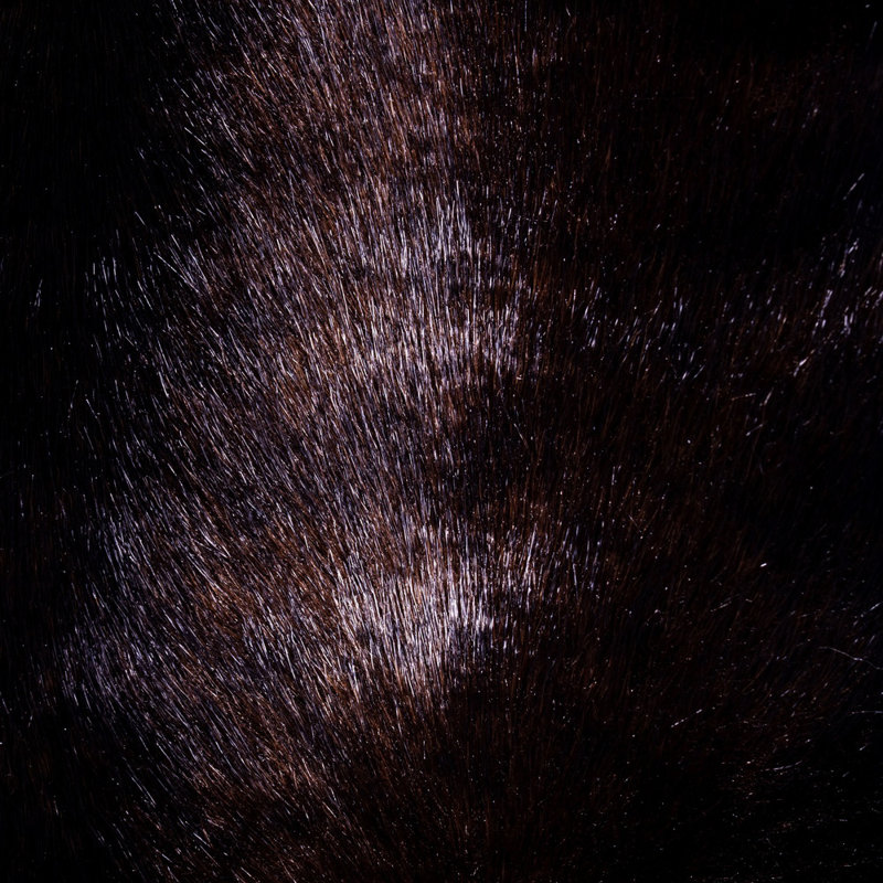 The Holiday Aisle® 18" x 18" Cocoa Mink Faux Fur Pillow.