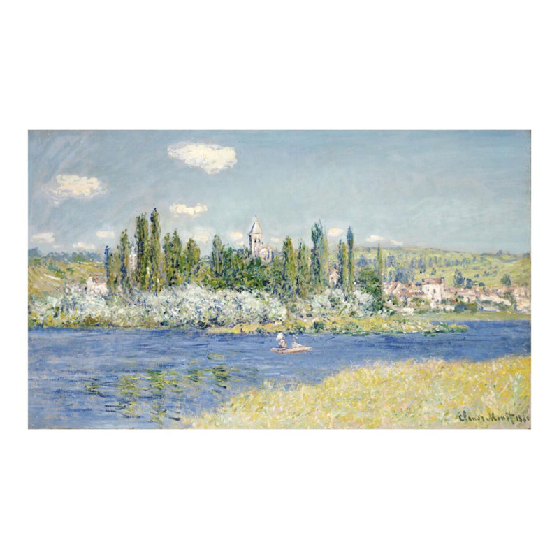 «Vetheuil» par Claude Monet - Estampe numérique, H 16 po x l 20 po
