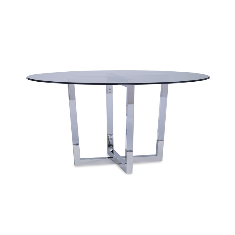 Table Base, Polished Stainless Steel