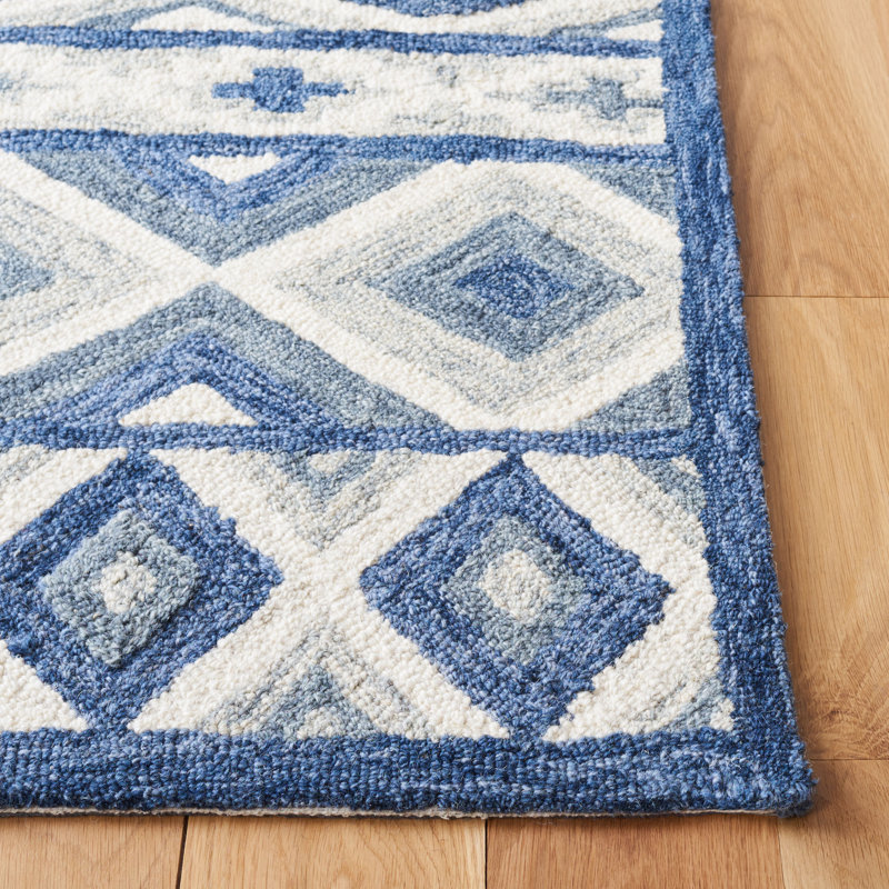 Roslyn Hand Tufted Wool And Cotton Southwestern Rug, Rectangle 3' x 5'