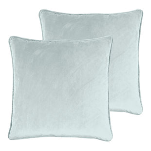  Square Velvet Pillow Cover & Insert (Set of 2)