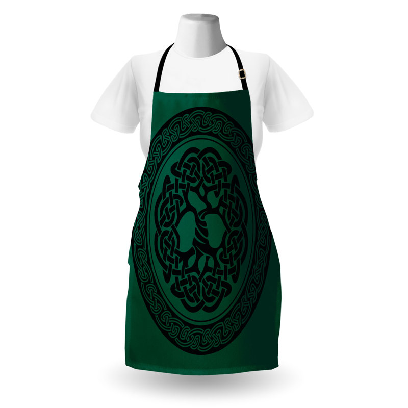 Tablier East Urban Home Celtic, cuisine de jardinage, taille adulte, vert forêt noir