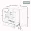 Meuble-lavabo simple 30 po avec comptoir en céramique Seidule-593392861