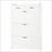 Narrow Shoe Storage Cabinet With 3 Hidden Flip Drawers & 2 Storage Drawers, Perfect For Entryways And Hallways-567257197