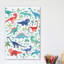 «Dino Fun I» par Ninola Design - reproduction d'art-53058896-53058898-53058902