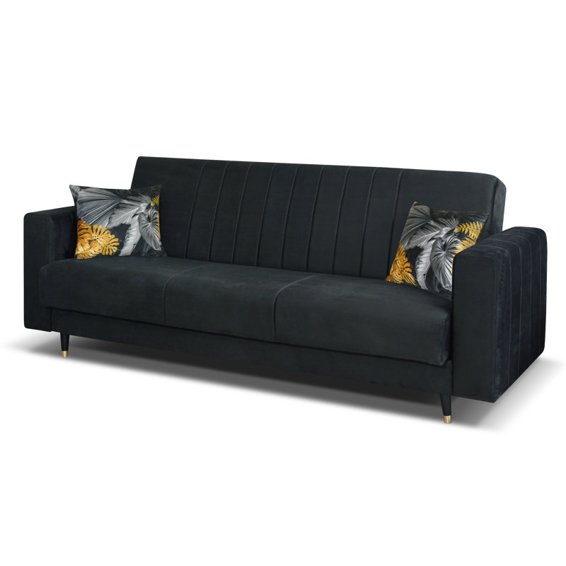 Alcazar 3 Seater Velvet Sofa Bed