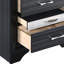Table de chevet moderne 3, noir - Maximisez l'espace pour garder vos accessoires organisés et accessibles