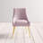 19'' H Velvet Upholstered Metal Parsons Chair-1322090724-1283418183