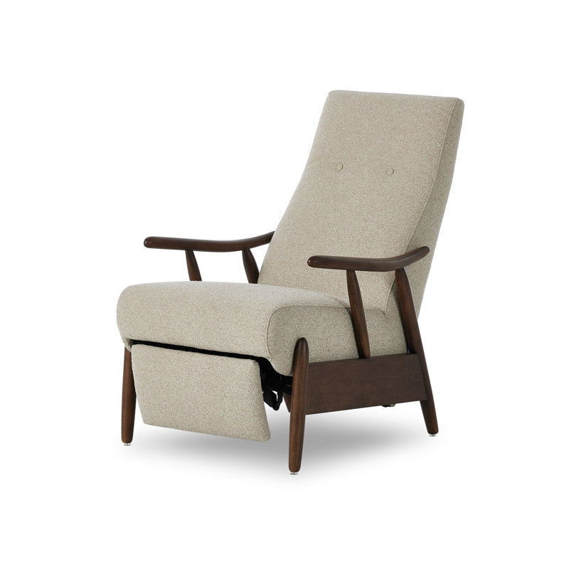 Jarvis Recliner-Dakota Tobacco, Weslie Flax Polyester Blend
