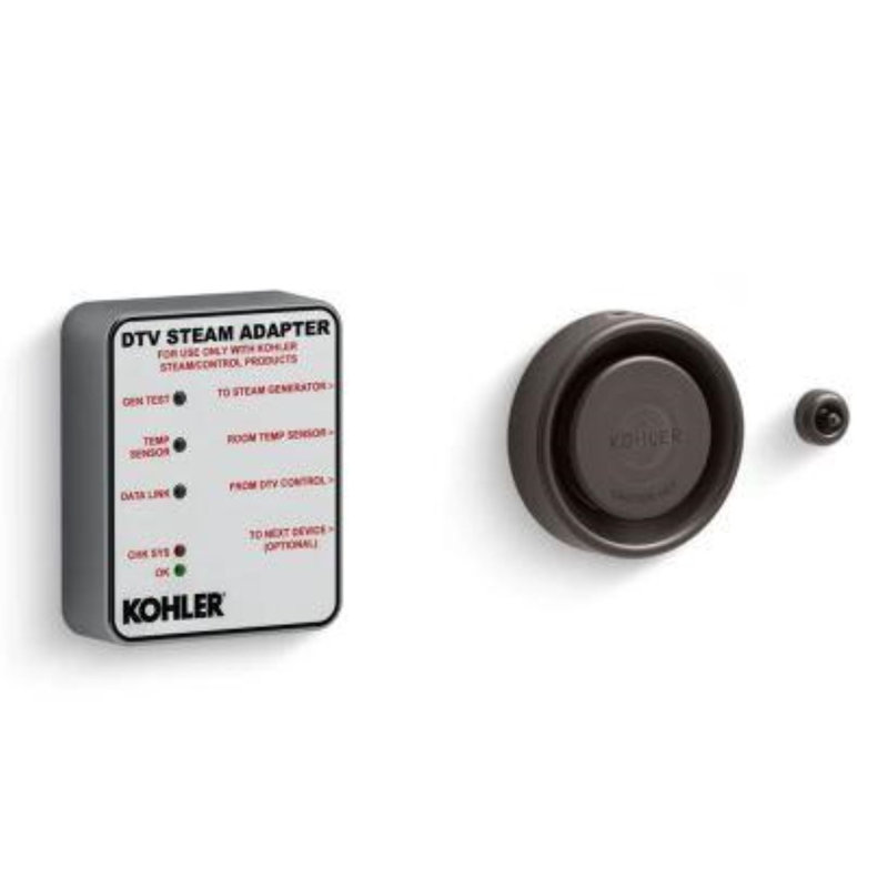 Invigoration Steam Generator Control, Brushed Moderne Brass