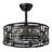 20" Retro Crystal Ceiling Fan with Light Kit and Remote Control-966798150