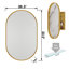 Armoire murale en métal avec miroir et tablettes réglables-1830142617