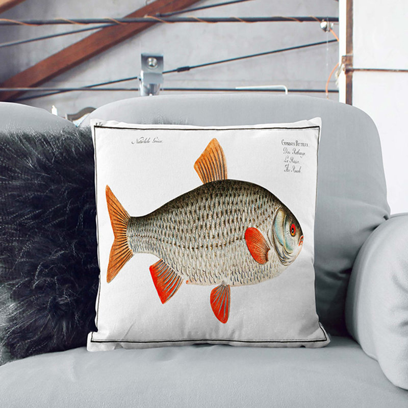 Square Throw Cushion, 55cm H x 55cm W x 20cm D