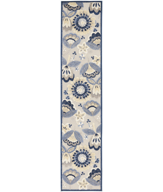 Tapis bleu Newton, Tapis de couloir 2 pi 3 po x 12 pi