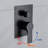 Topcraft 12Inch Rain Shower System with Rough-In Valve-70762641