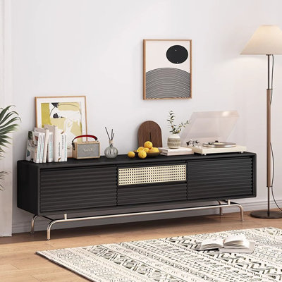 Black Solid Wood TVStands
