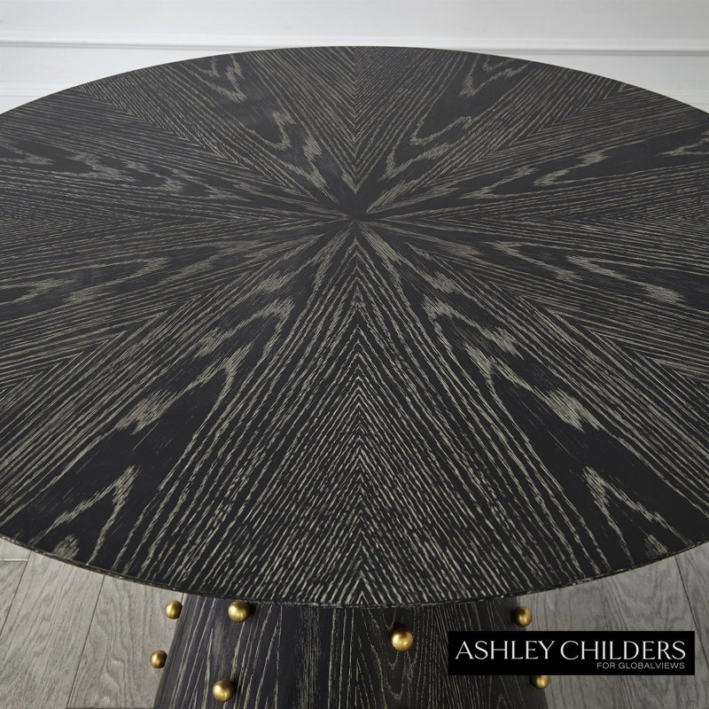 Spheres Center Table, 30"H x 40"L x 40"W, Black