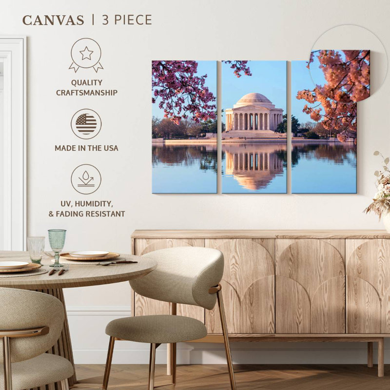 Jefferson Shrine Reflection, 28" H x 45" W