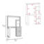 Bureau d'ordinateur 39 "avec huche 39"-112015782