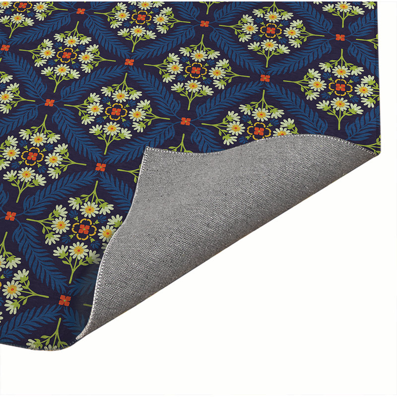 Eden Indoor Doormat, Blue, 60" W x 84" L