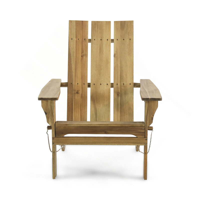 Chaise Adirondack pliable Zuma, Naturel