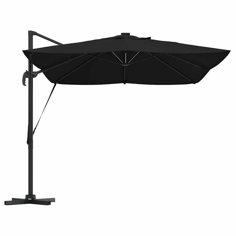 Cantilever Parasol, Black, 265cm H x 251cm W x 251cm D
