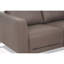 Causeuse 59 po Malaga, cuir taupe