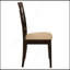 Ensemble de 2 chaises de salle à manger transitionnelles brun cappuccino
