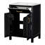 Ensemble de meuble-lavabo 24 po avec lavabo en céramique, meuble-lavabo compact et luxueux, 2 portes à fermeture douce-1434959614