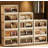 5-layer collapsible storage bins with magnetic doors,plastic lockers with wheels
