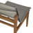 Coast Teak Side Chair Canvas Sling-27854068