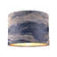 18cm H Cotton Drum Lamp Shade ( No Direct Attachment Method ) in Blue