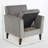 Theo 33.5'' Wide Polyester Armchair And Ottoman-1392724139
