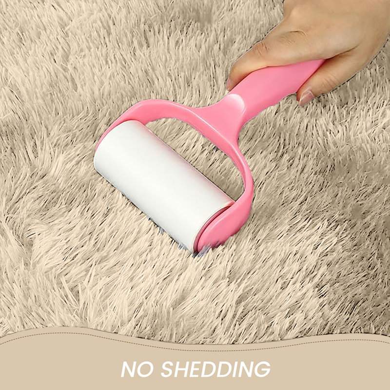 Machine Tufted High Pile Shag Area Rug(Ultra Soft & Fluffy), Rectangle 120 x 170 cm, Cream