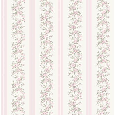 Marigold Wreath Floral 33' L x 20.5" W Wallpaper Roll