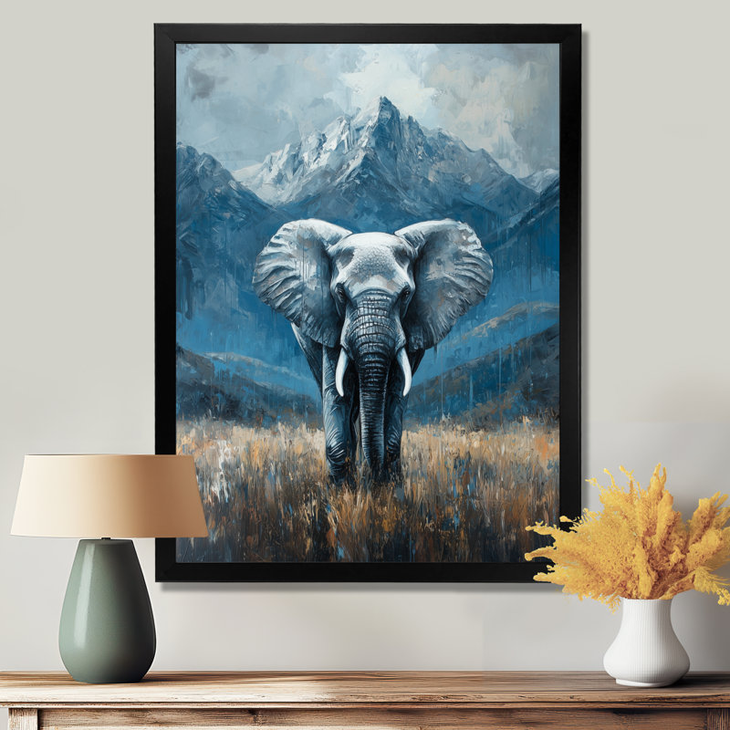 Harvell - animaux, art mural, salon, H 20 po x l 12 po, Reproduction encadrée d'une seule photo, Noir, noir, noir, noir