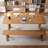 Brown Rectangular Solid Wood desk-602742290
