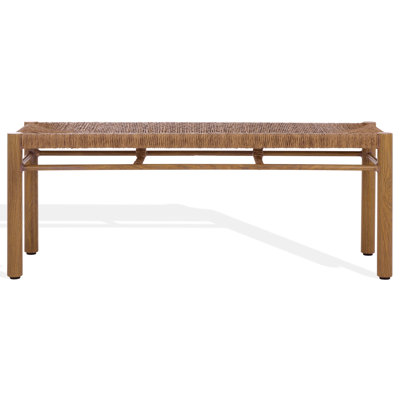 Romona Rattan Weaving Outdoor Bench