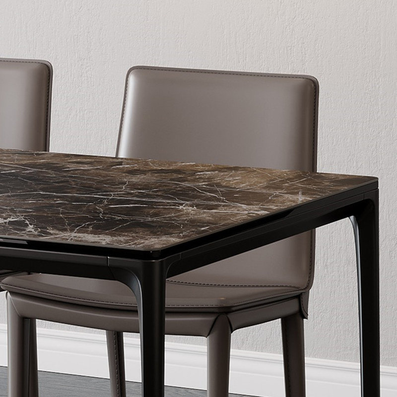 Table de roche moderne et luxueuse, H 29,52 po x L 55,11 po x l 31,49 po