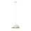 Luminaire suspendu dôme 1 lumière Elias - avec intérieur champagne doré