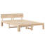 Vidaxl Bed Frame With Headboard Solid Pine Wood-113970873-113970875