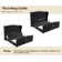 DuJuan 50.8" Adjustable Bed with Velvet Upholstered and Deep Button Tufted Headboard, with Dual Motor/ Nailhead Trim Wingback