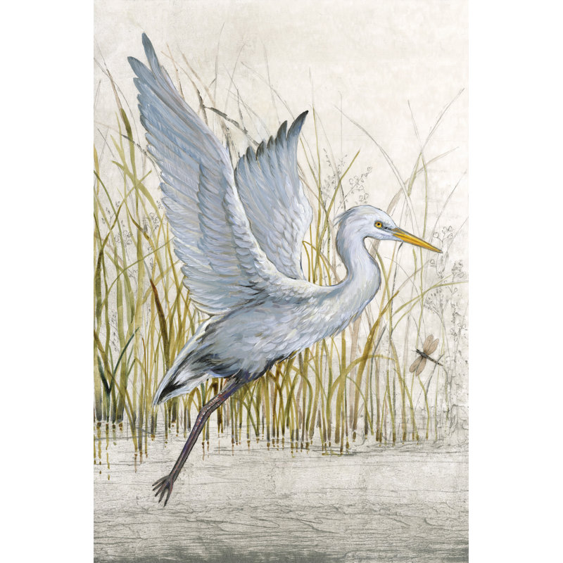 Heron Sanctuary I by Timothy O' Toole - Painting, 76cm H x 51cm W, Wrapped Canvas