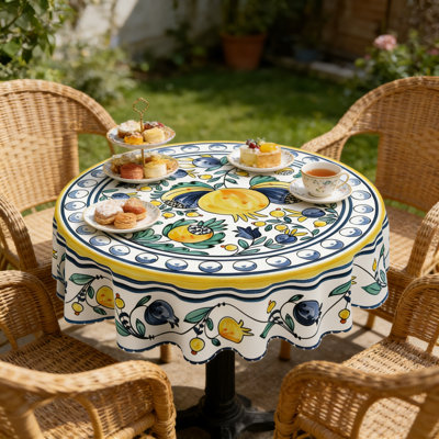 Housse de table à fleurs florales printemps été Ellis