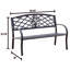 Banc de jardin en acier Schuler