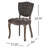 Elegant Tufted Back Dining Chair-52448330