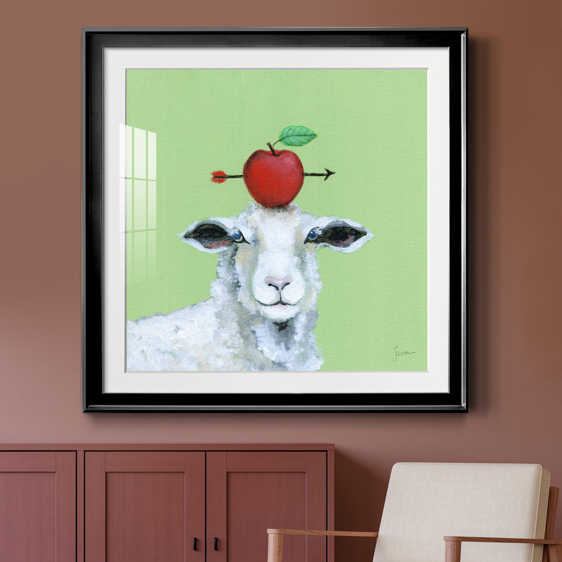 Nature ludique 3 - Peinture avec cadre, Toile avec cadre noir, H 26,5 po x l 26,5 po x P 1,5 po