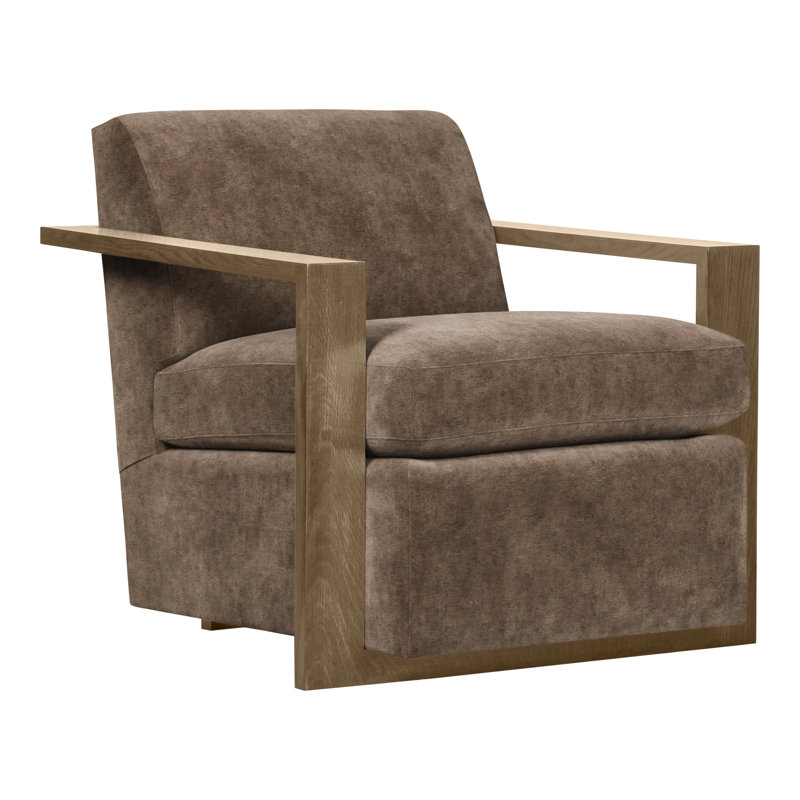 Thom Filicia Home 32" Wide Upholstered Armchair, Hampton, Nadia Earth