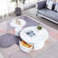 Table basse Margi, table basse, table de salon avec rangement, ensemble de 2 tables de bout-338324207
